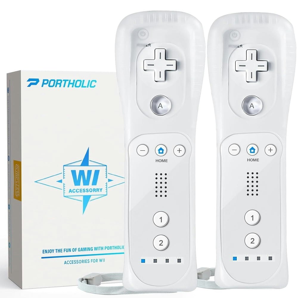 Portholic Wireless Wii Remote Controller 2-Pack: $35.99 Portholic Wireless Wii Remote Controller 2-Pack: $35.99
