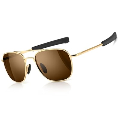 Sungait Polarized Military Style Aviator Sunglasses for $16 + free shipping w/ Prime
