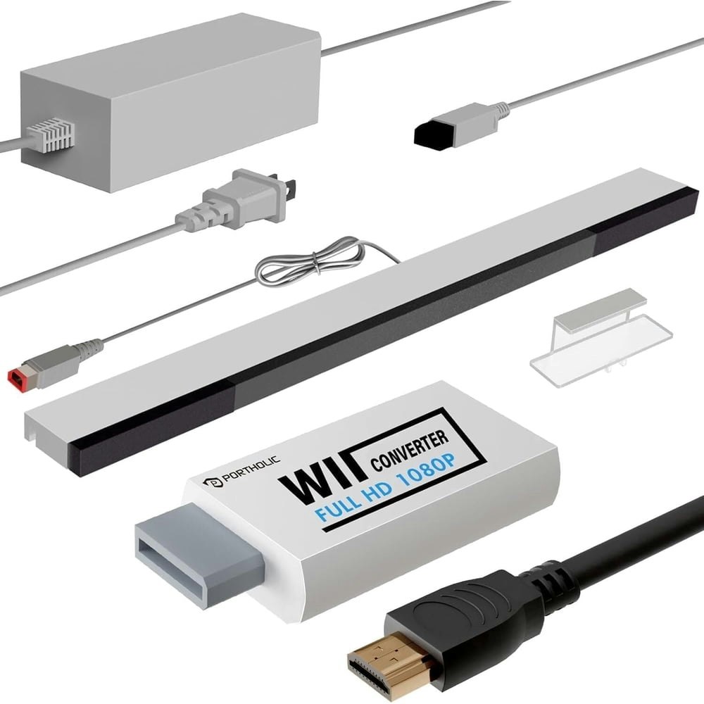 Portholic 4-in-1 Nintendo Wii Accessory Kit: $27.99 Portholic 4-in-1 Nintendo Wii Accessory Kit: $27.99