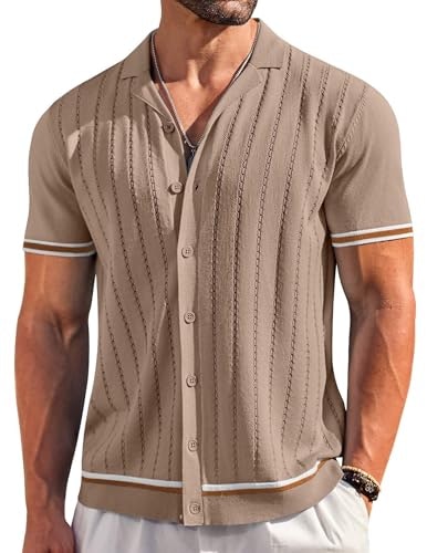 Coofandy Men's Short Sleeve Casual Button-Down Shirt: $19.99 Coofandy Men's Short Sleeve Casual Button-Down Shirt: $19.99