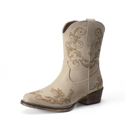 Dream Pairs Women's Western Ankle Boots: $37.98 Dream Pairs Women's Western Ankle Boots: $37.98