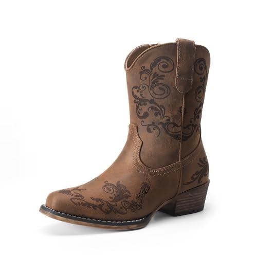 Dream Pairs Women's Western Ankle Boots: $36.98 Dream Pairs Women's Western Ankle Boots: $36.98