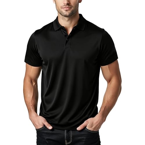 Men's Quick Dry Moisture Wicking Polo Shirt: $8.49 Men's Quick Dry Moisture Wicking Polo Shirt: $8.49