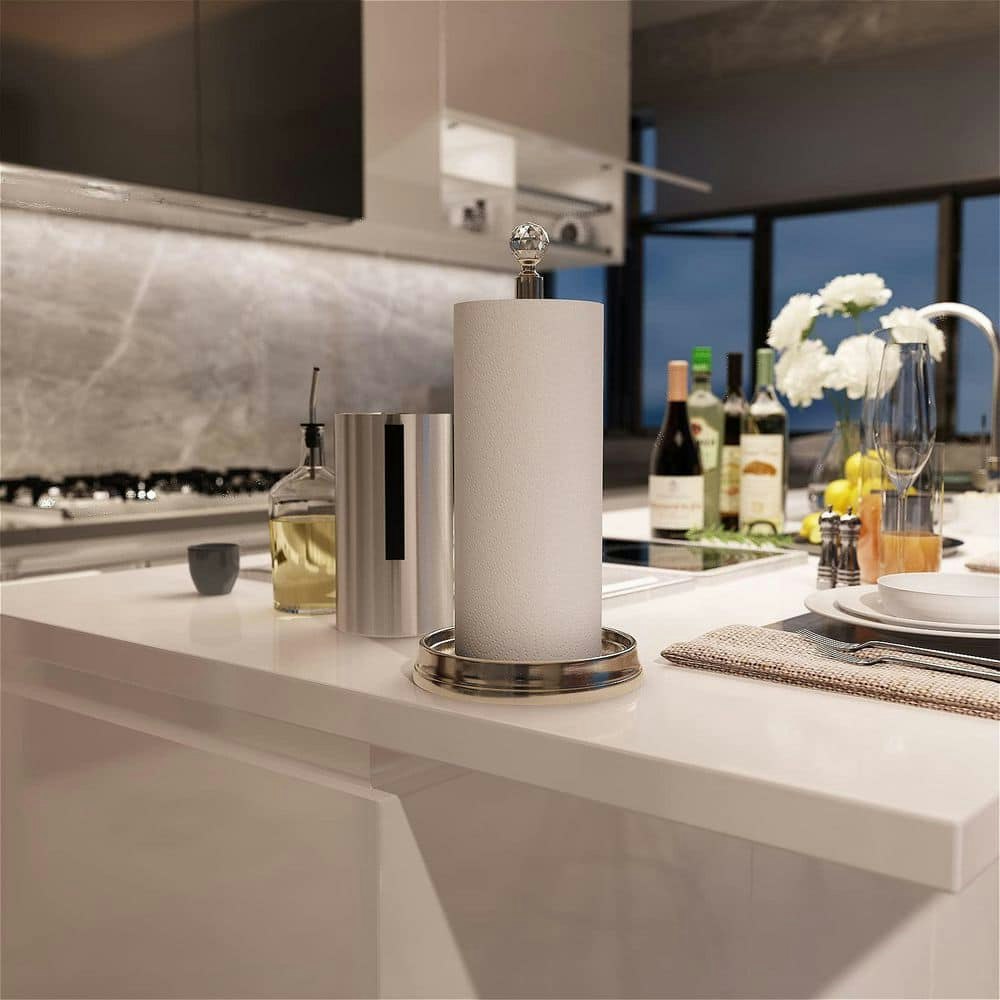 Paper Towel Holder with Crystal Ball Top: $77.06 Paper Towel Holder with Crystal Ball Top: $77.06