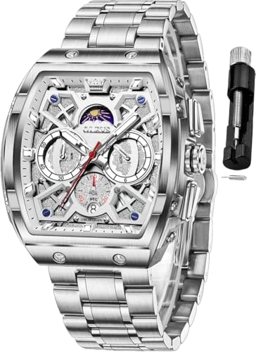 Olevs Men's Chronograph Stainless Steel Watch: $43.01 Olevs Men's Chronograph Stainless Steel Watch: $43.01