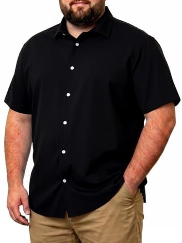 Cozople Men's Big and Tall Dry Fit Button-Up Shirt: $18.99 Cozople Men's Big and Tall Dry Fit Button-Up Shirt: $18.99