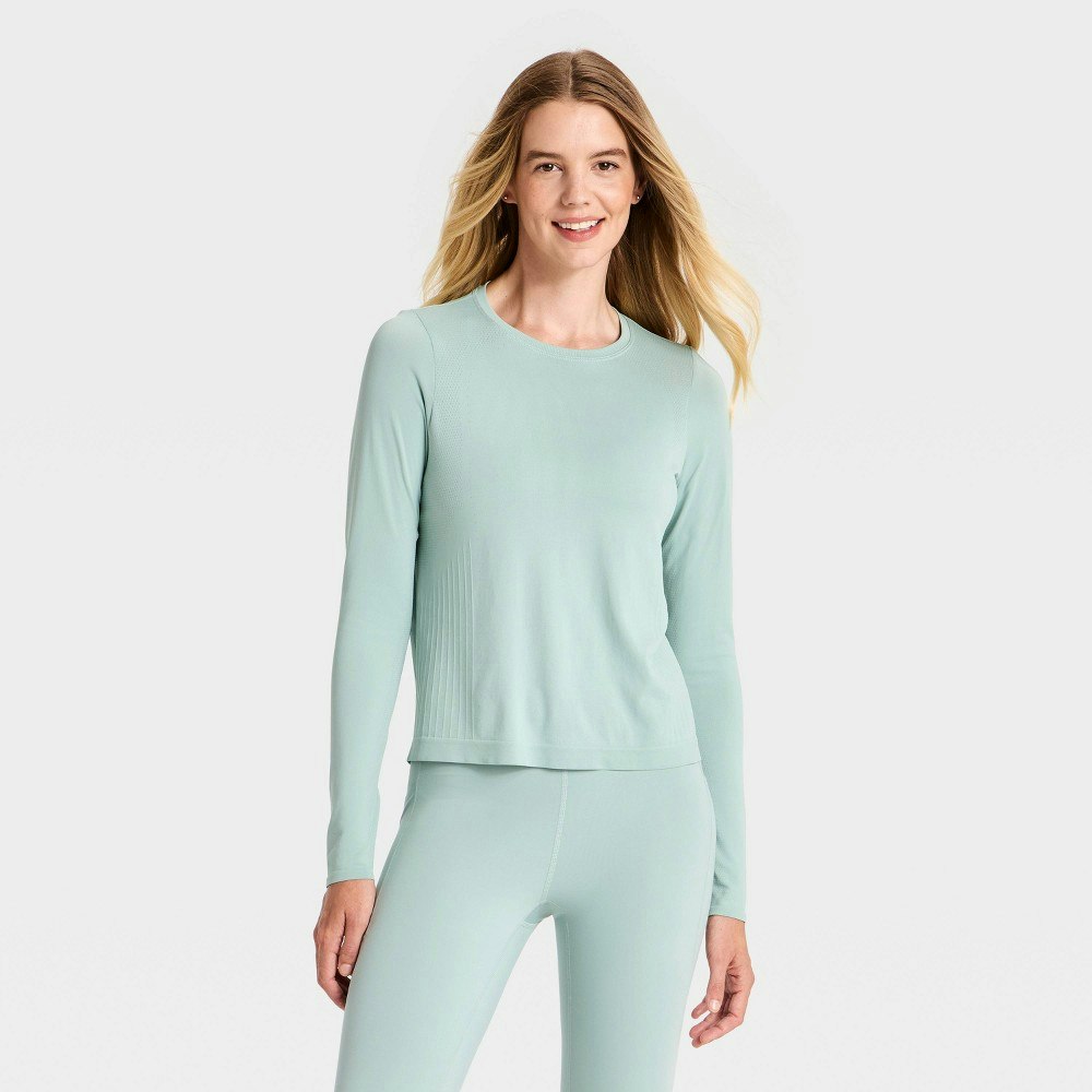 All In Motion Women's Seamless Long Sleeve T-Shirt: $18.75 All In Motion Women's Seamless Long Sleeve T-Shirt: $18.75