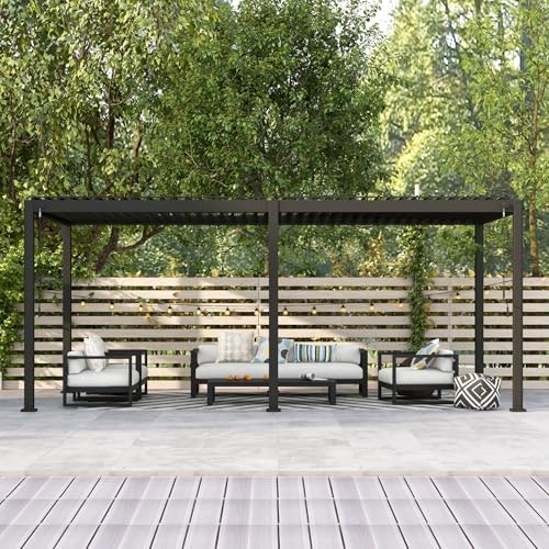 Mirador 111S 10x20-Foot Louvered Pergola Gazebo: $2,583.20 Mirador 111S 10x20-Foot Louvered Pergola Gazebo: $2,583.20