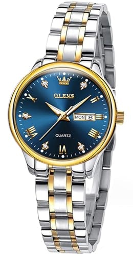 Olevs Women's Stainless Steel Dress Watch: $35.02
