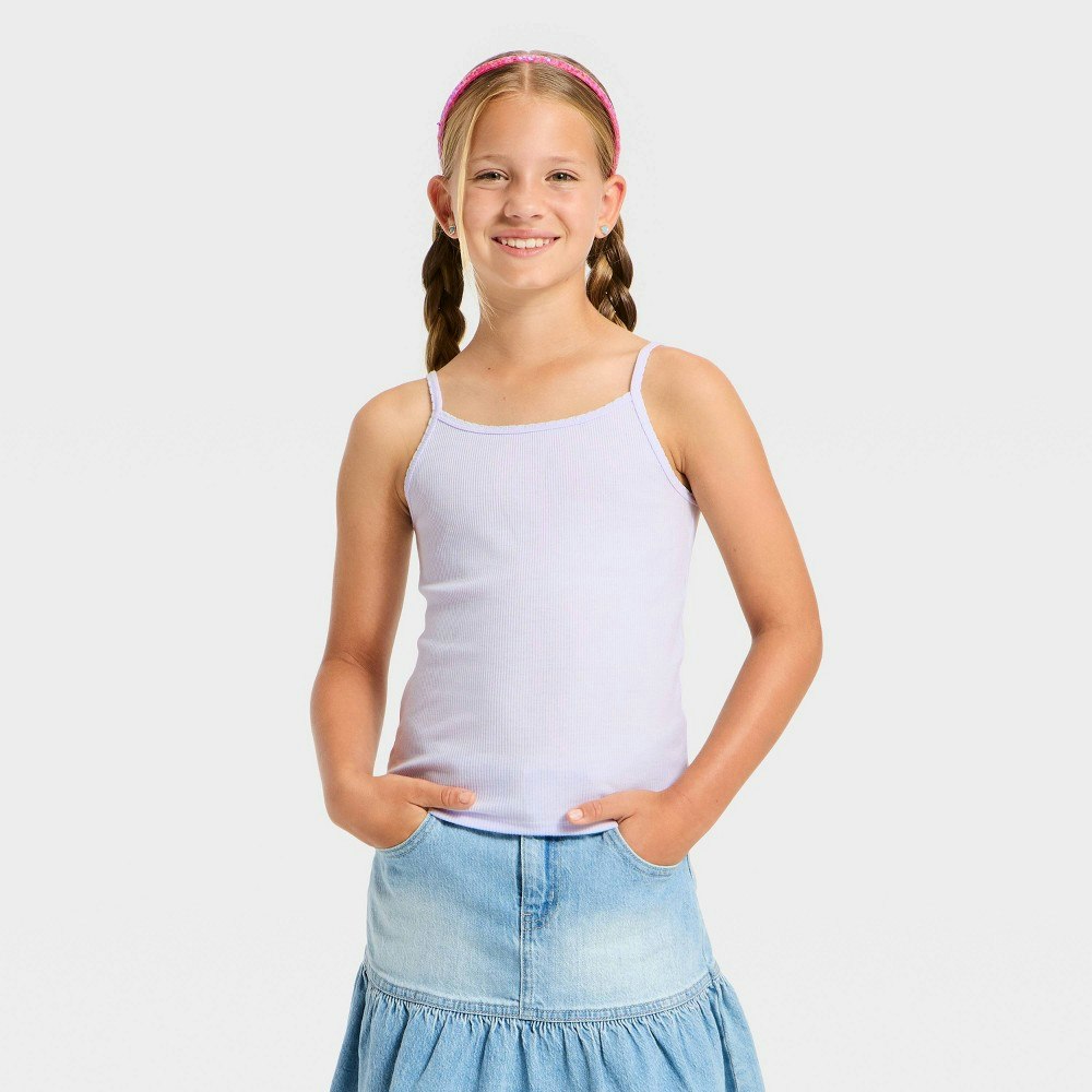 Cat & Jack Girls' Fitted Ribbed Tank Top: $2.50 Cat & Jack Girls' Fitted Ribbed Tank Top: $2.50