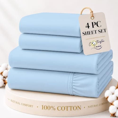 Cottington Lane RV King Cotton Sheet Set 4-Piece: $32.79 Cottington Lane RV King Cotton Sheet Set 4-Piece: $32.79