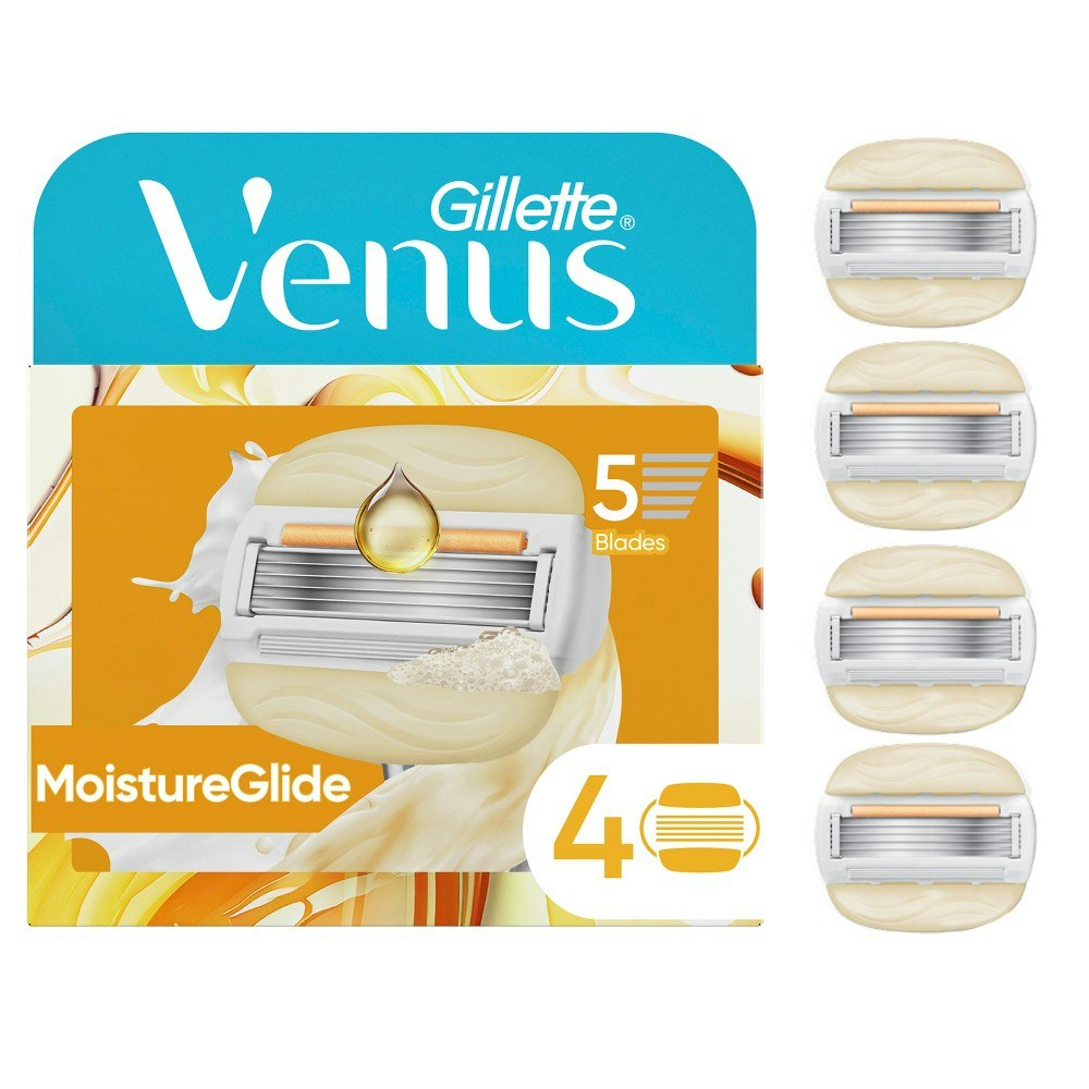 Venus MoistureGlide 5-Blade Women's Razor Blade Refills 4-Pack: $19.99