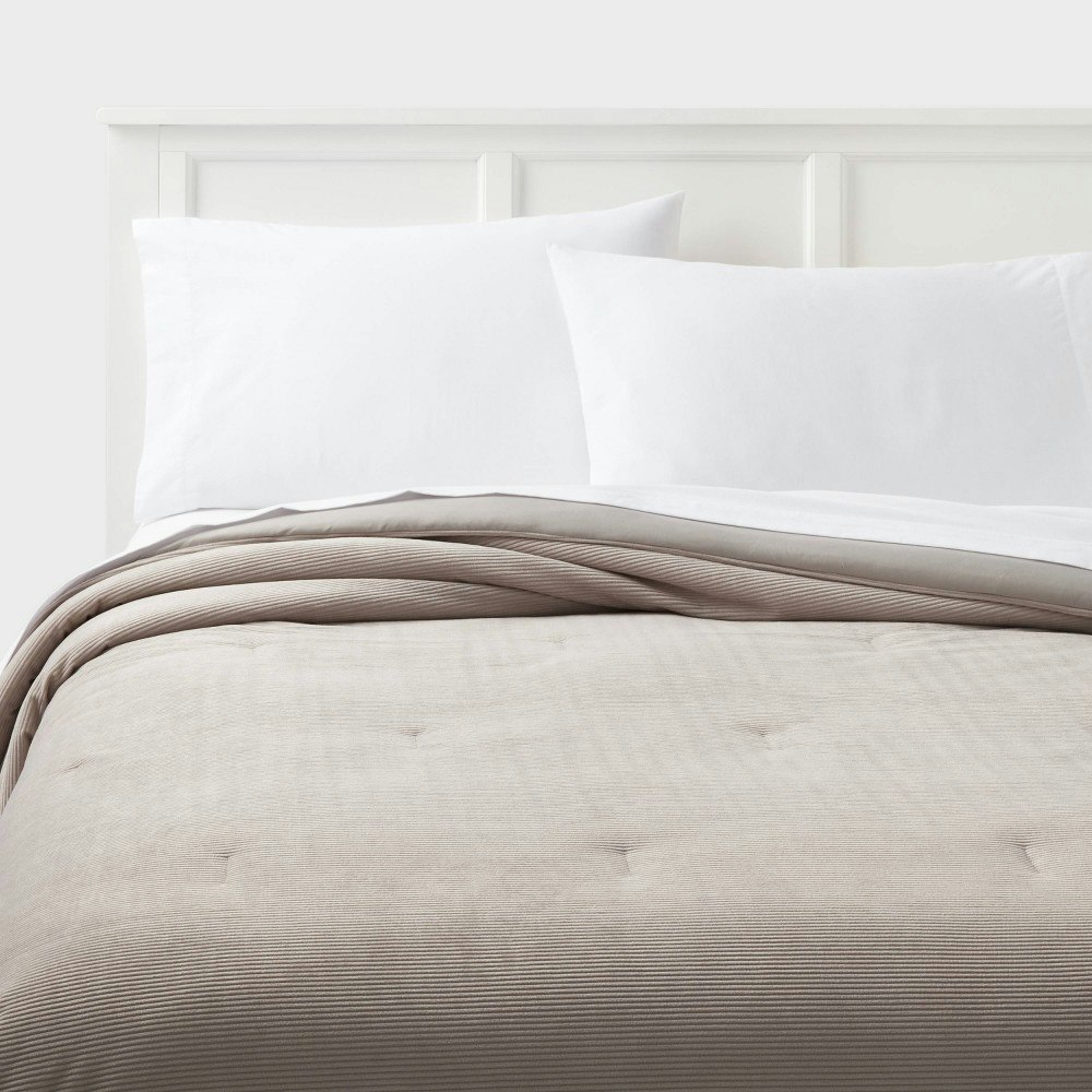 Room Essentials King Corduroy Plush Comforter: $31.50