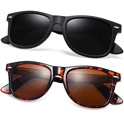 Joopin Polarized Square Sunglasses 2-Pack for $14 + free shipping w/ Prime