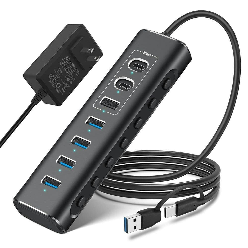 7-Port USB 3.2 and USB-C Hub: $67.97 7-Port USB 3.2 and USB-C Hub: $67.97