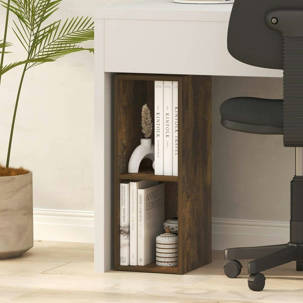 Fulda 21.18-inch Tall Pine Wood 2-Shelf Narrow Bookcase: $25.07 Fulda 21.18-inch Tall Pine Wood 2-Shelf Narrow Bookcase: $25.07