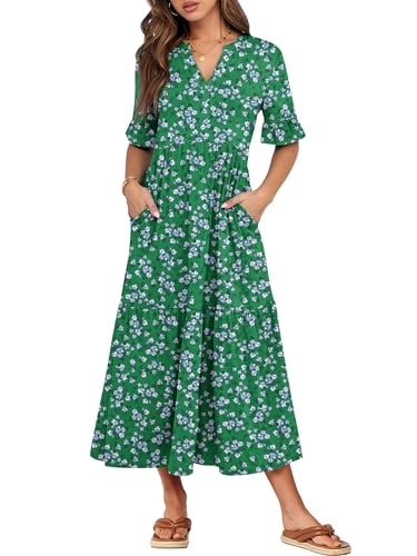 Anrabess Women's Casual Maxi Dress: $28.49