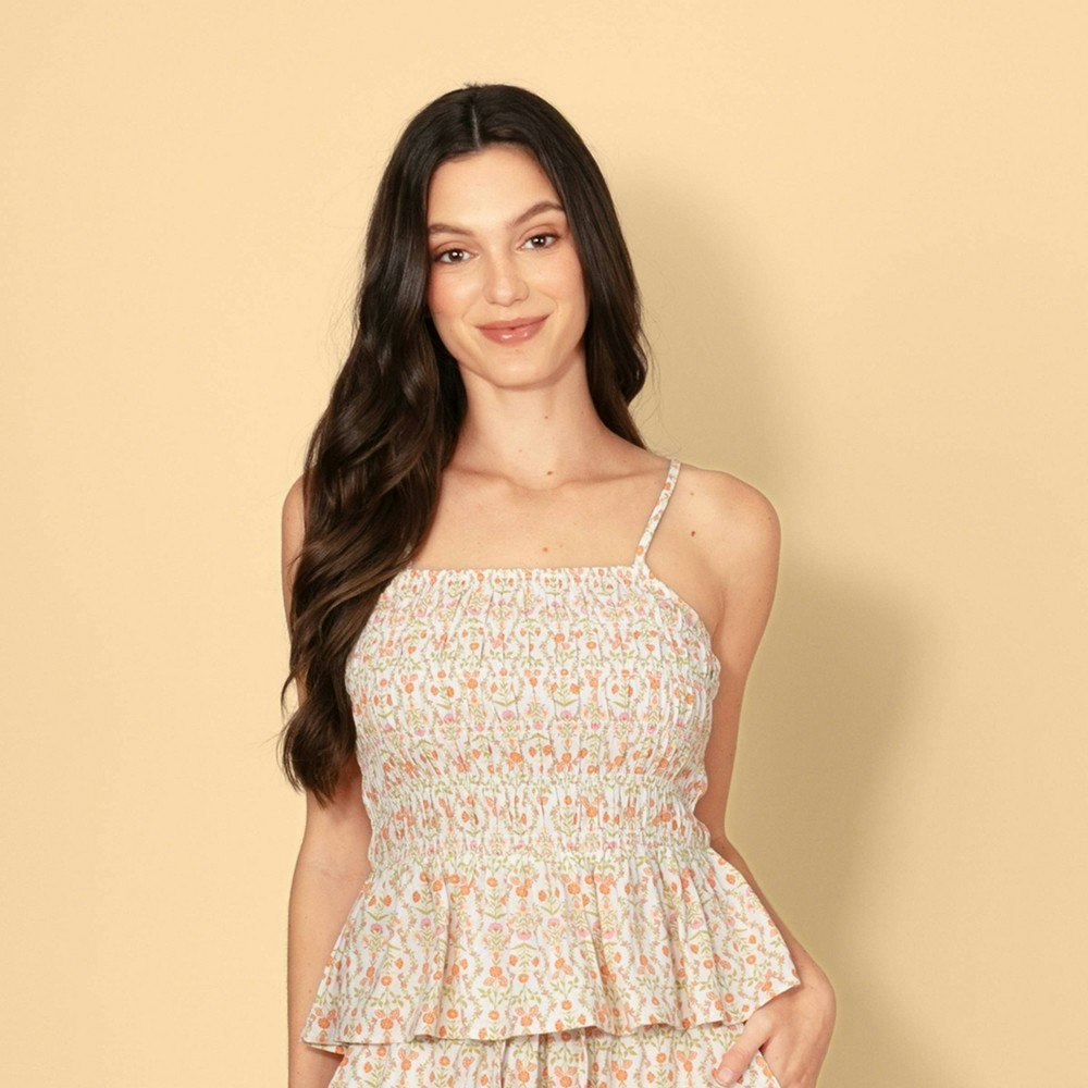 Solid & Striped Women's Smocked Linen Blend Tank Top: $15 Solid & Striped Women's Smocked Linen Blend Tank Top: $15