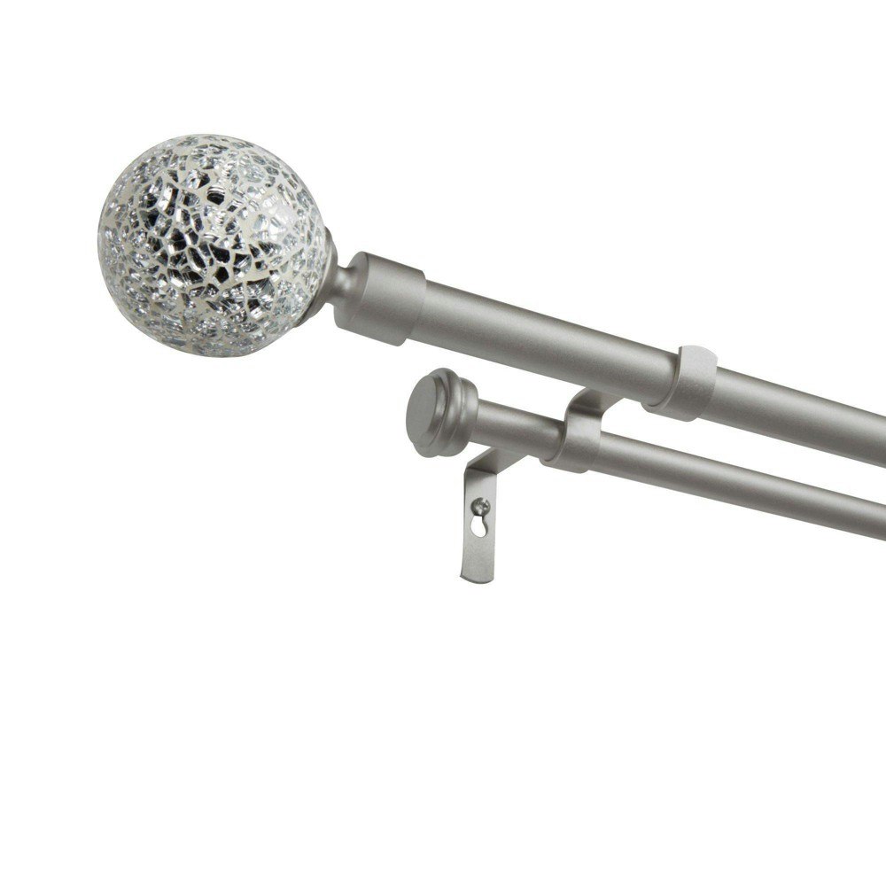 Exclusive Home 36"-72" Mosaic Double Curtain Rod: $29.99