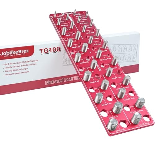 JoblikeBrez SAE and Metric Thread Gauge Bolt and Nut Sizer: $12.74 JoblikeBrez SAE and Metric Thread Gauge Bolt and Nut Sizer: $12.74