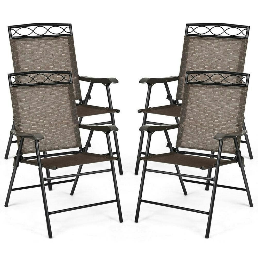 Folding Metal Outdoor Dining Chair 4-Pack: $470.47 Folding Metal Outdoor Dining Chair 4-Pack: $470.47