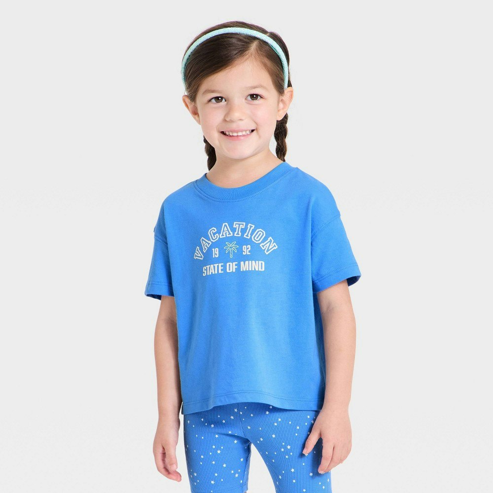 Cat & Jack Toddler Girls' Graphic T-Shirt 12M: $3.50