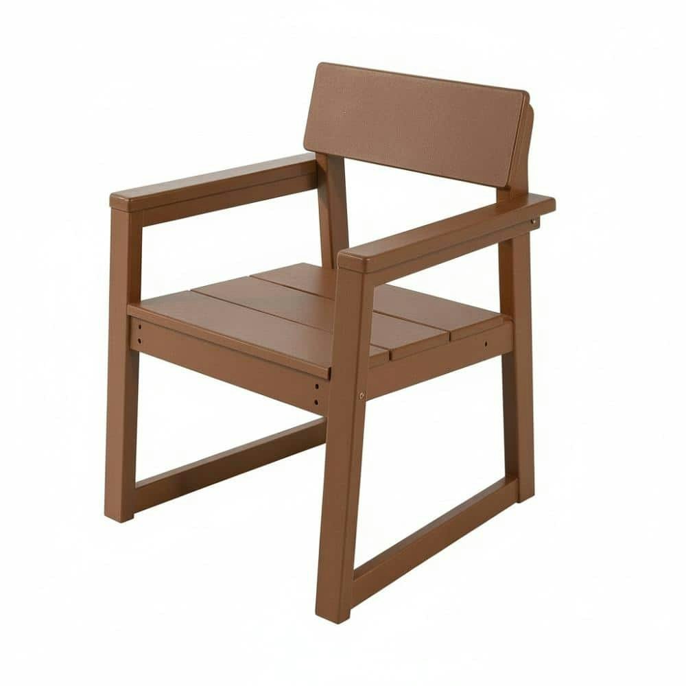 Brown HDPE Outdoor Dining Chair: $140.30 Brown HDPE Outdoor Dining Chair: $140.30