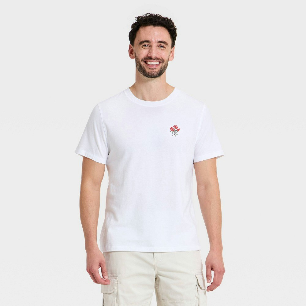 Goodfellow & Co Men's Short Sleeve Floral Print Crewneck T-Shirt: $5 Goodfellow & Co Men's Short Sleeve Floral Print Crewneck T-Shirt: $5