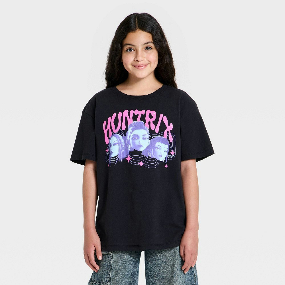 Girls' KPop Demon Hunters Oversized Graphic T-Shirt: $8 Girls' KPop Demon Hunters Oversized Graphic T-Shirt: $8