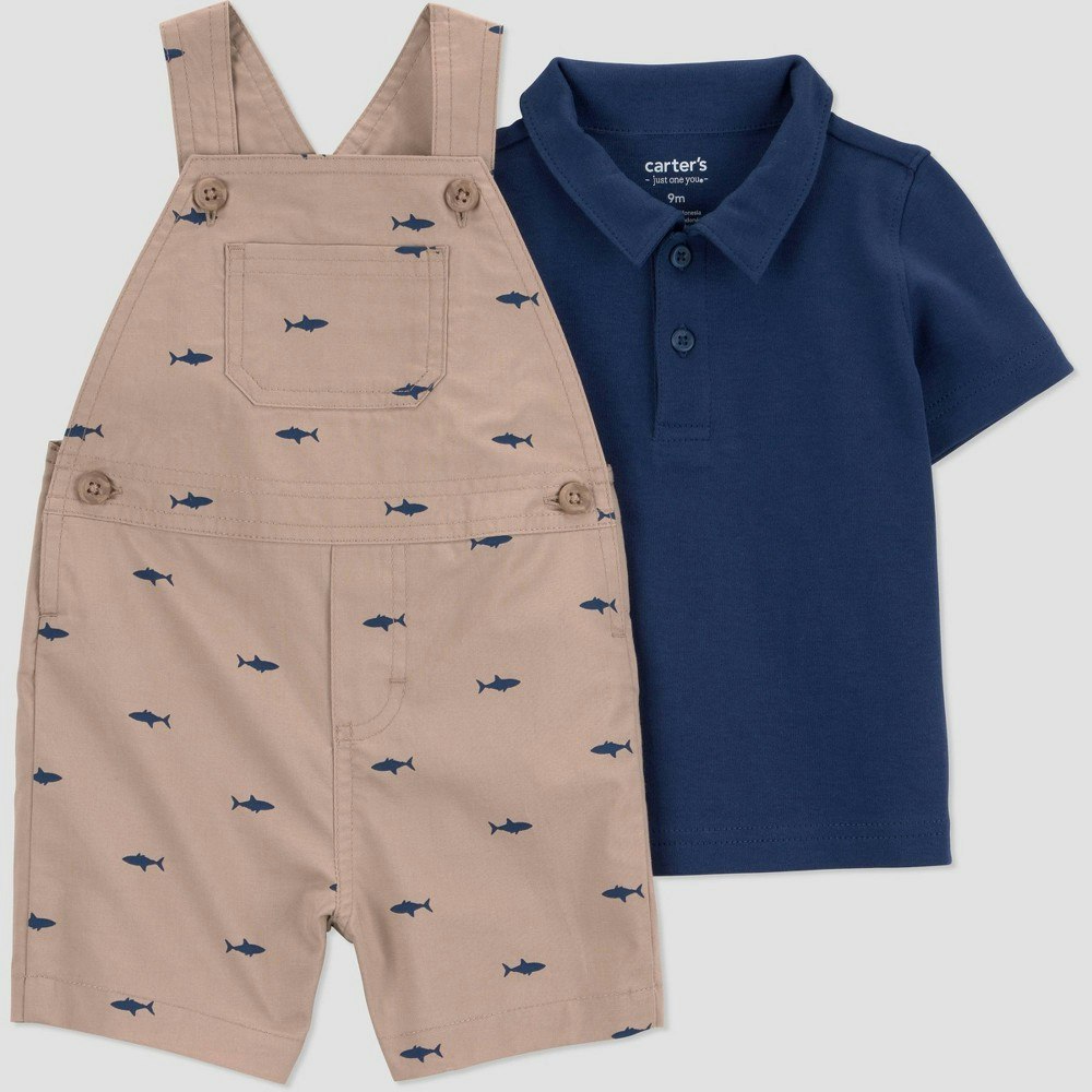 Carter's Just One You Baby Boys' Shark Shortalls: $9.60 Carter's Just One You Baby Boys' Shark Shortalls: $9.60