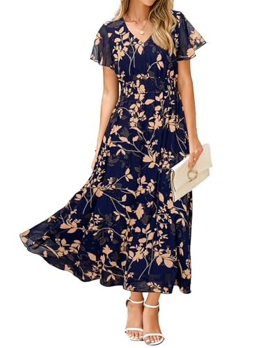 Simplee Women's Floral Chiffon Maxi Dress: $39.98 Simplee Women's Floral Chiffon Maxi Dress: $39.98