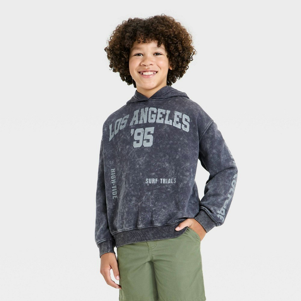 Grayson Threads Boys' Graphic Hooded Pullover Sweatshirt: $15 Grayson Threads Boys' Graphic Hooded Pullover Sweatshirt: $15