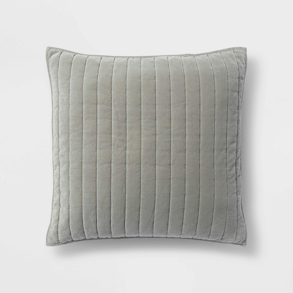 Threshold Channel Stitch Velvet Euro Sham: $28 Threshold Channel Stitch Velvet Euro Sham: $28