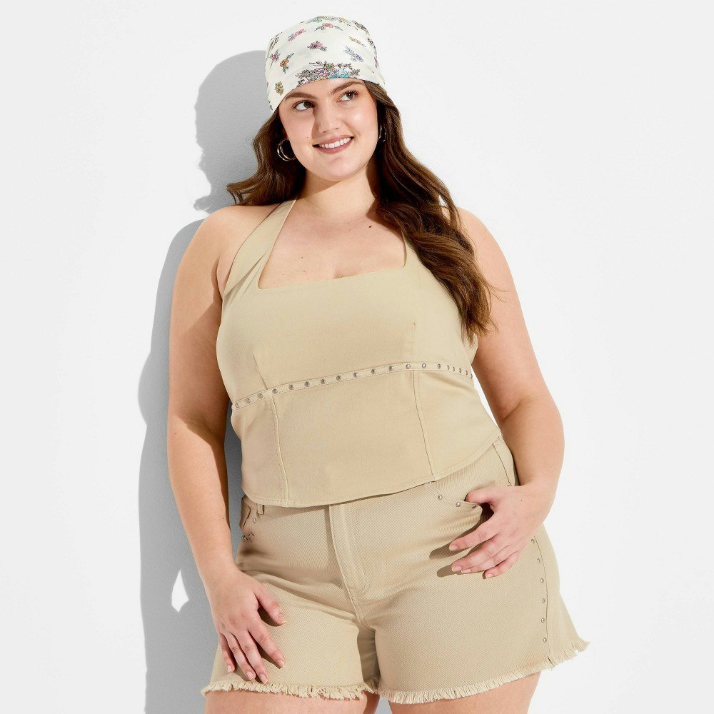 Wild Fable Women's Mid-Rise Denim Cut-Off Shorts: $10 Wild Fable Women's Mid-Rise Denim Cut-Off Shorts: $10