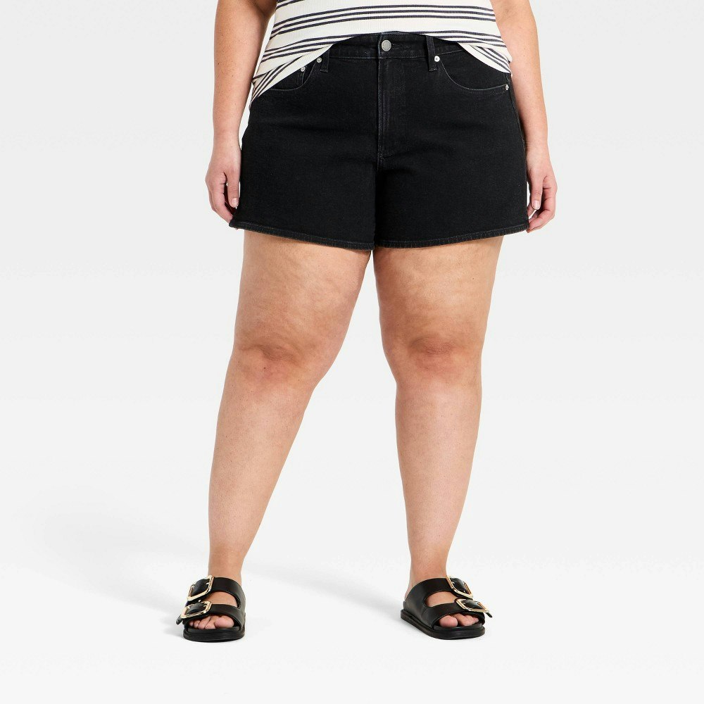Universal Thread Women's High-Rise 5-Inch A-Line Denim Shorts: $15.40 Universal Thread Women's High-Rise 5-Inch A-Line Denim Shorts: $15.40