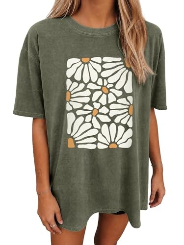Ambma Women's Floral Hawaiian Shirt: $8.98 Ambma Women's Floral Hawaiian Shirt: $8.98