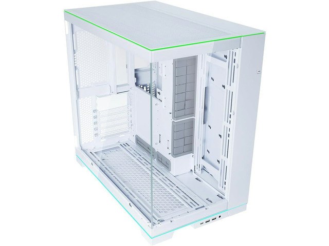 Lian Li O11 Dynamic EVO RGB White ATX Mid Tower Computer Case: $200.37