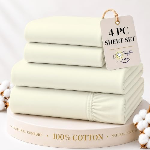 Cottington Lane Queen Cotton Sheet Set 4-Pack: $29.19