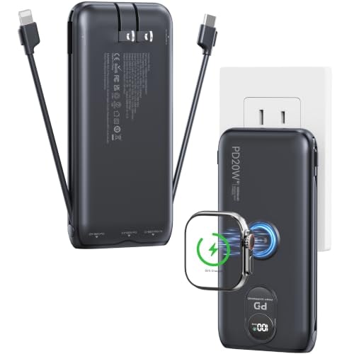 Xegner 10,000mAh 20W Portable Charger with Wall Plug and Cables: $28.98 Xegner 10,000mAh 20W Portable Charger with Wall Plug and Cables: $28.98