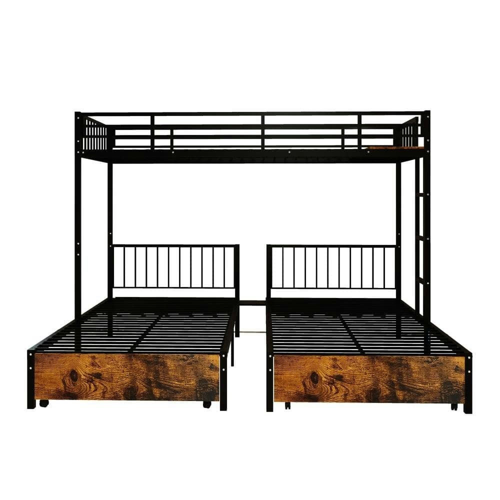 Triple Twin Metal Bunk Bed: $832.99