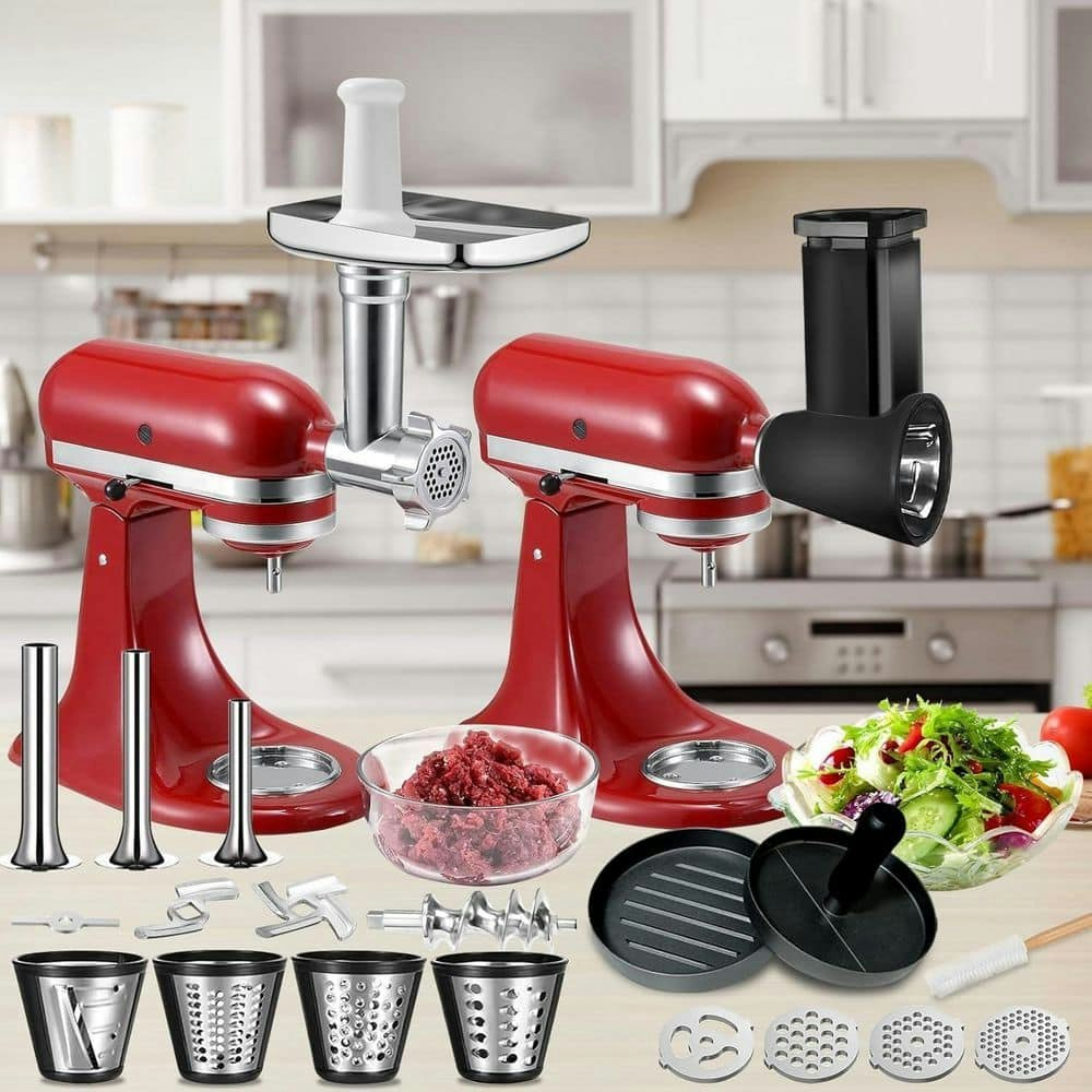 Meat Grinder and Cheese Grater Attachment Kit: $96.45