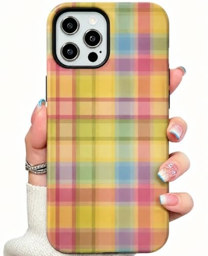 Ekelyvia iPhone 12 Pro Max Plaid Pattern Shockproof Case: $8.49 Ekelyvia iPhone 12 Pro Max Plaid Pattern Shockproof Case: $8.49