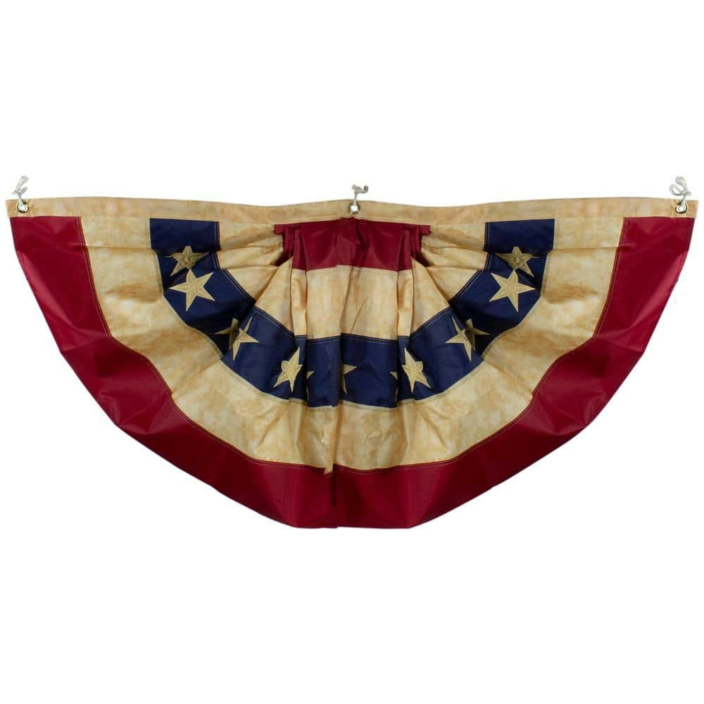 48" x 24" Pleated American Bunting Flag: $34.98 48" x 24" Pleated American Bunting Flag: $34.98