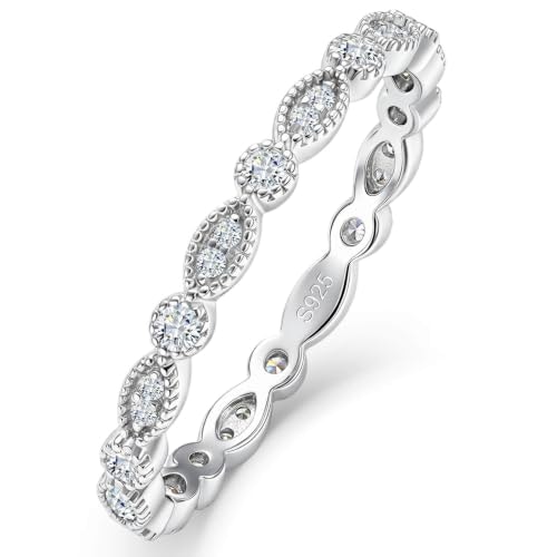WES Moissanite Eternity Band Ring Size 10: $33.99 WES Moissanite Eternity Band Ring Size 10: $33.99