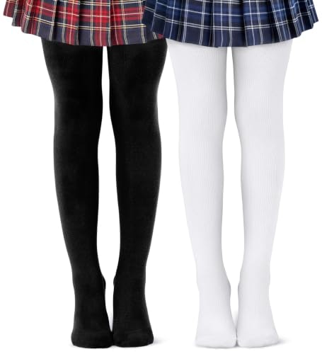 Hongteya Girls Cotton Tights 2-Pack: $18.04 Hongteya Girls Cotton Tights 2-Pack: $18.04