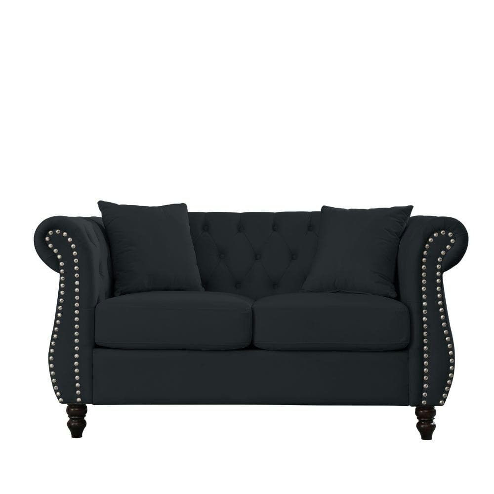 80-Inch Rolled Arm Velvet Chesterfield 3-Seater Sofa: $2,906.78 80-Inch Rolled Arm Velvet Chesterfield 3-Seater Sofa: $2,906.78