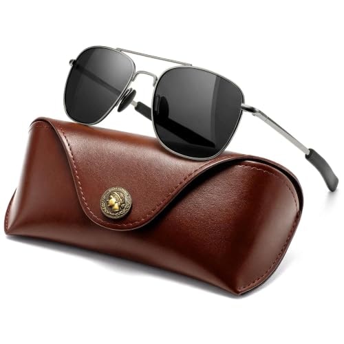 Sungait Men's Polarized Military Pilot Aviator Sunglasses: $20.39 Sungait Men's Polarized Military Pilot Aviator Sunglasses: $20.39