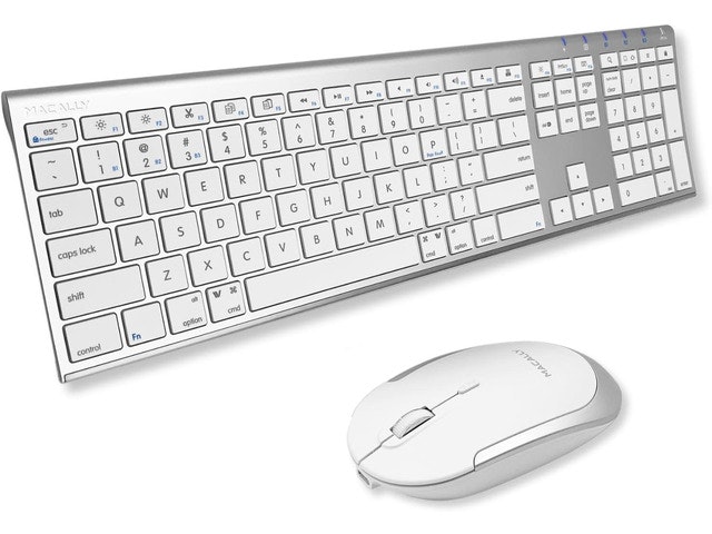 Macally Wireless Bluetooth Keyboard and Mouse Combo: $138.55