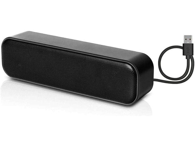 USB Powered Wired Portable Computer Speaker Bar: $30.87