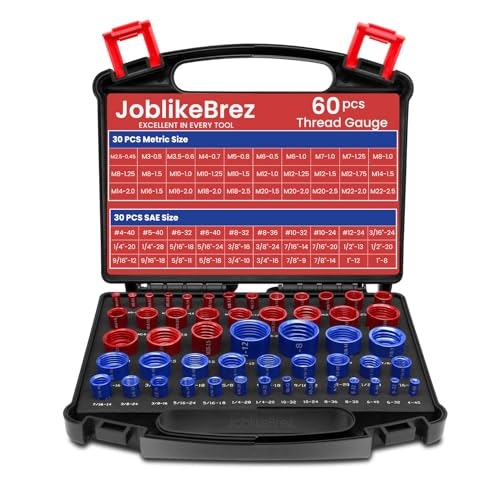 JoblikeBrez 60-Piece Nut and Bolt Thread Checker Set: $28.49 JoblikeBrez 60-Piece Nut and Bolt Thread Checker Set: $28.49